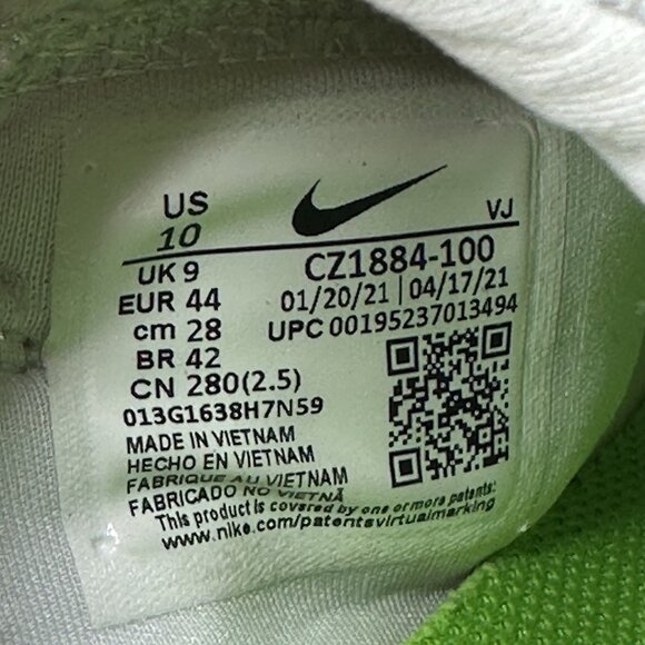 Mens Size 10 Nike Free Run 5.0 Shoes Grey Fog Low Top Athletic Running Sneakers - Picture 8 of 8